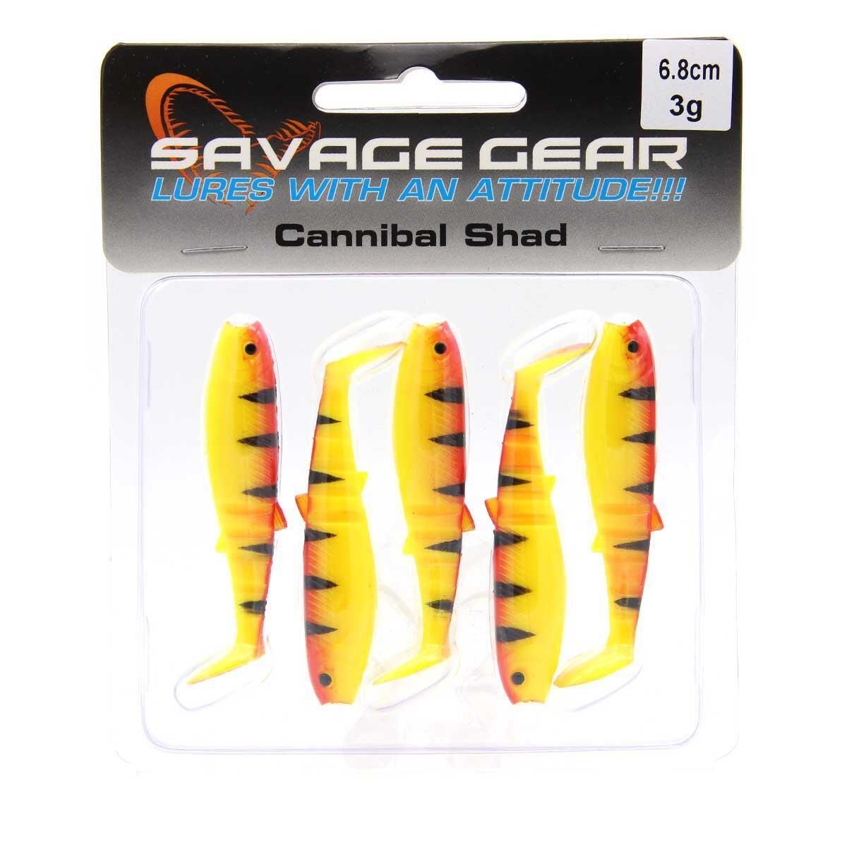 Savage Gear Cannibal Shad 6,8cm 3gr Silikon Yem Golden Ambulance
