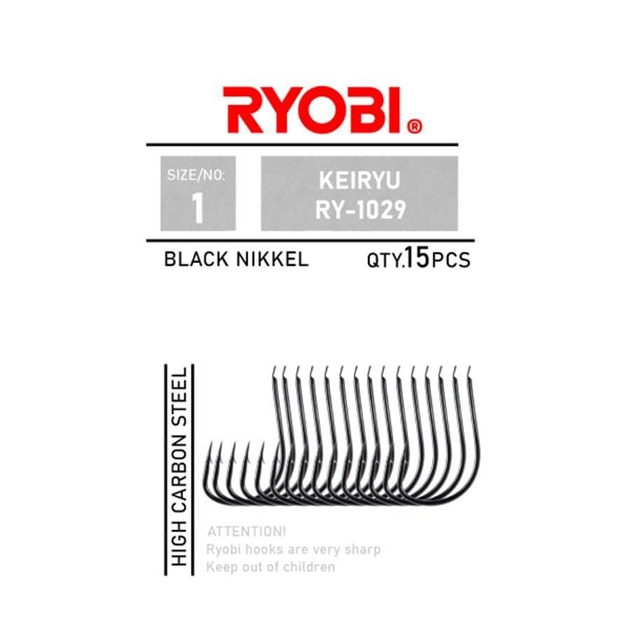 Ryobi Keiryu RY-1029 Black Nickel Olta İğnesi Black Nickel - NO:3