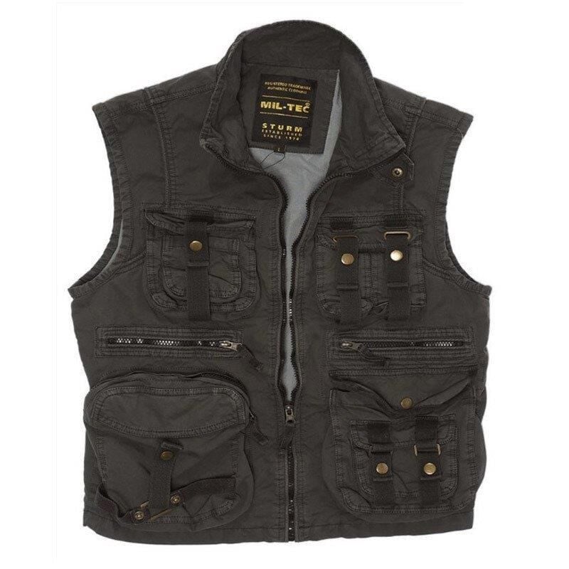 Sturm Survival Çok Cepli Siyah Yelek S