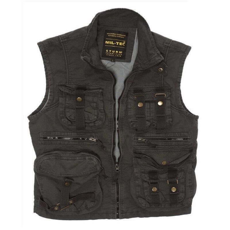 Sturm Survival Çok Cepli Siyah Yelek