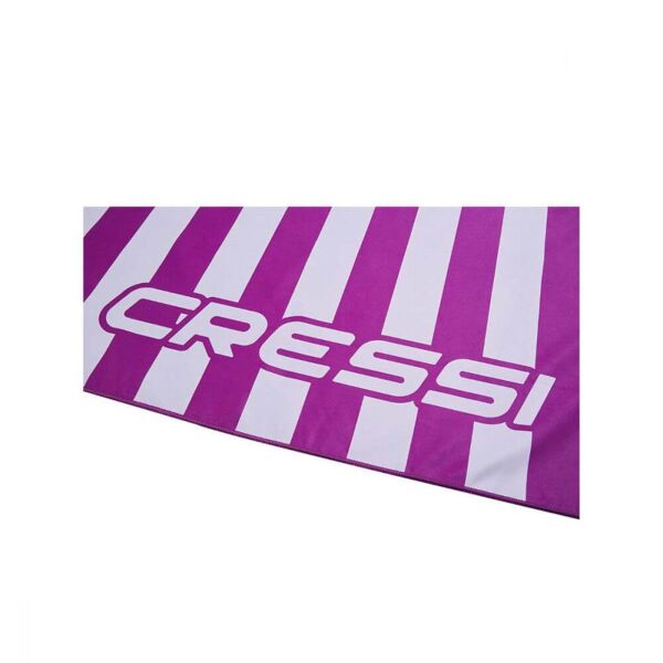 Cressi Mikrofiber Çizgili Plaj Havlusu LILAC - 90X180CM