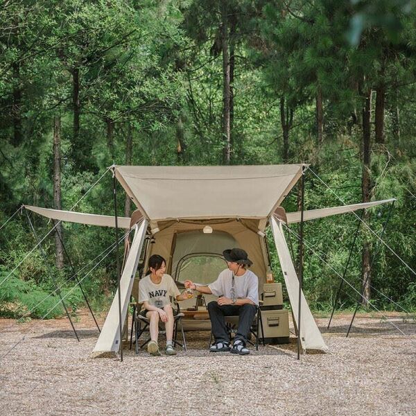 Naturehike Glamping Cloud Vessel 4 Kişilik Hızlı Kurulum Tünel Çadır