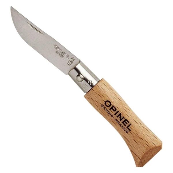 Opinel Inox No 2 Kayın Saplı Paslanmaz Çelik Çakı