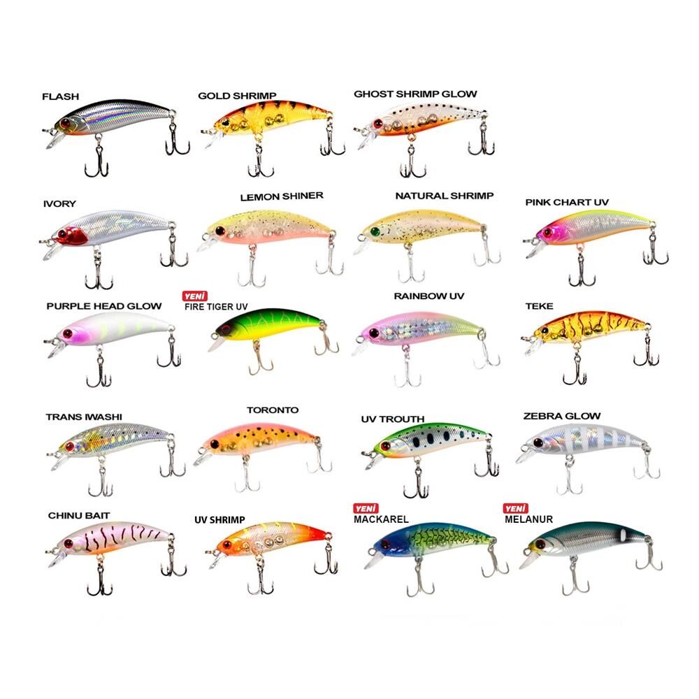 Ryuji Baby Minnow Sinking 5cm 4.5gr Maket Yem