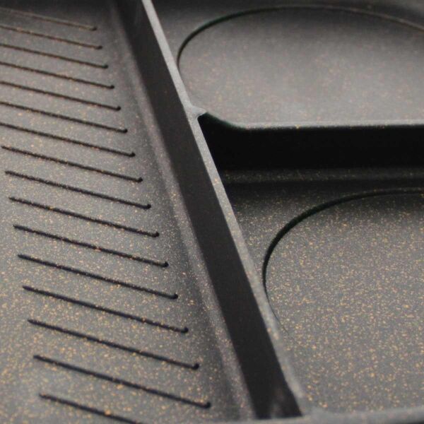 Campout Granit Döküm 5 Gözlü Tava