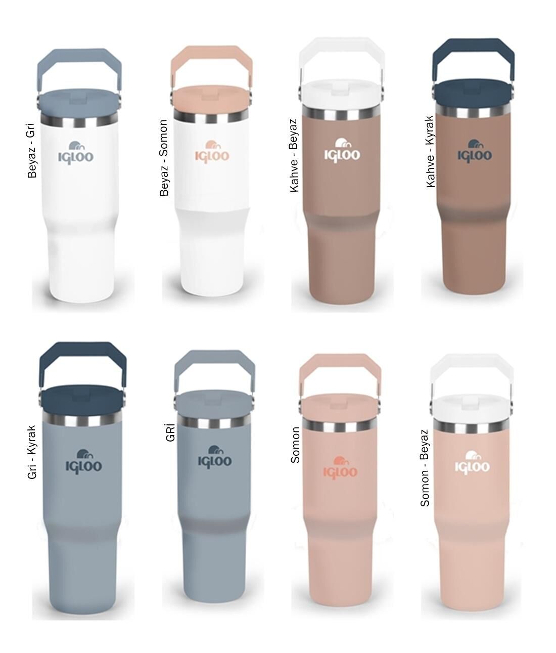 İgloo Powder Termos 900 ML Pipetli Termos Bardak