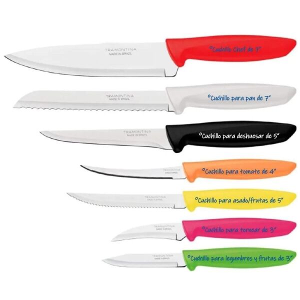 Tramontina 23498/966 Plenus 7li Bıçak Seti