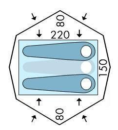 Pinguin Gemini 150 Extreme Kar Etkili 2+ Kişilik Çadır