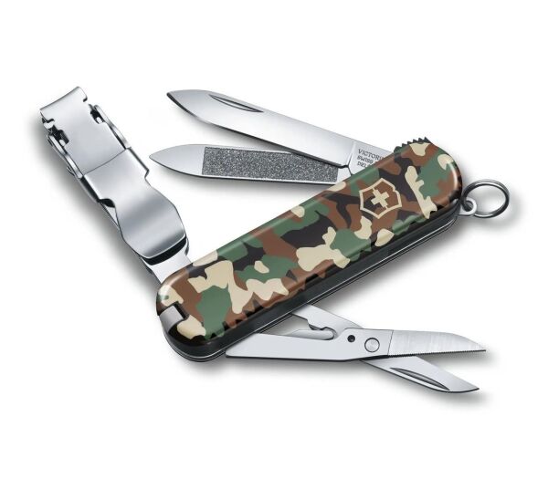 Victorinox 0.6463.94 NailClip 580 Kamuflaj Desenli Tırnak Makaslı Çakı