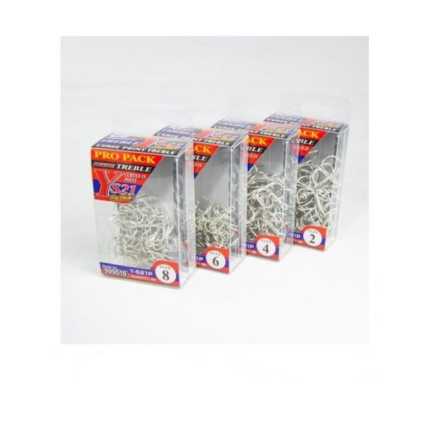 Decoy Y-S21P Propack Üçlü Olta İğnesi NO:8