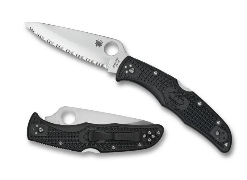 Spyderco C10PSBK Endura FRN Combo Çakı