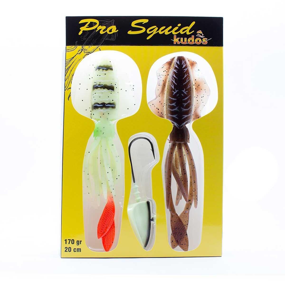 Kudos Pro Squid 20cm 170gr Lumo Zoka Kalamar Silikon Yem 27-10