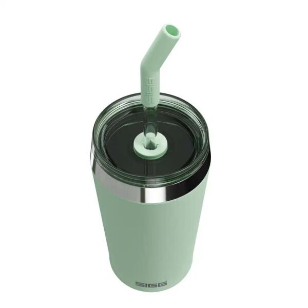 Sigg 6015 Helia 0,45 LT Çelik Termos Milky Green