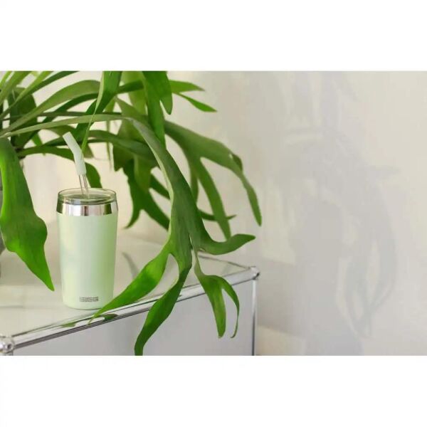 Sigg 6015 Helia 0,45 LT Çelik Termos Milky Green