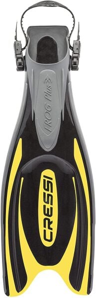 Cressi Frog Plus Dalış Paleti BLACK-YELLOW - NO:44-47