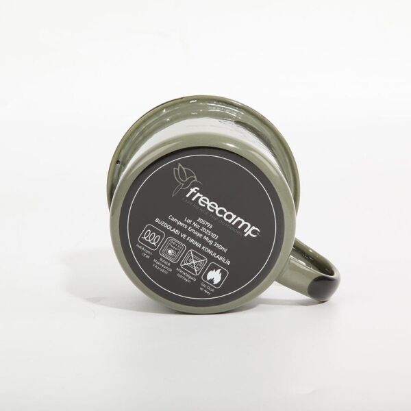 Freecamp Campers Emaye Kupa Mug 350 ML HAKİ