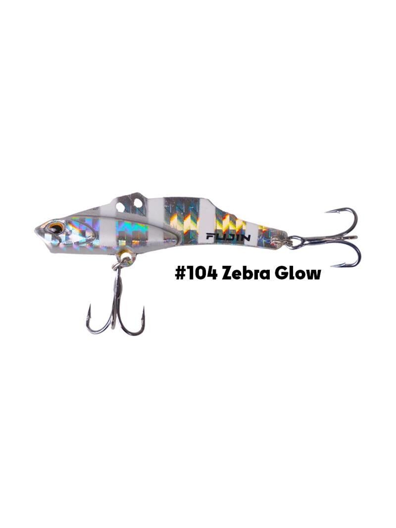 Fujin Metal Vibe 55mm 15gr Vibrasyon Jig Yem ZEBRA GLOW