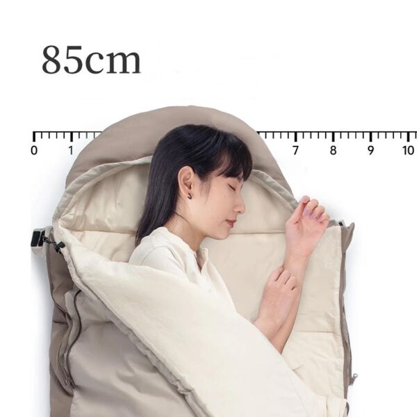 Naturehike Feeder B300 Cotton Uyku Tulumu -13°C Moss Green - Right