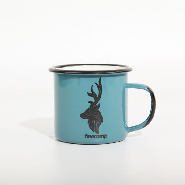Freecamp Campers Emaye Kupa Mug 350 ML Petrol Mavisi