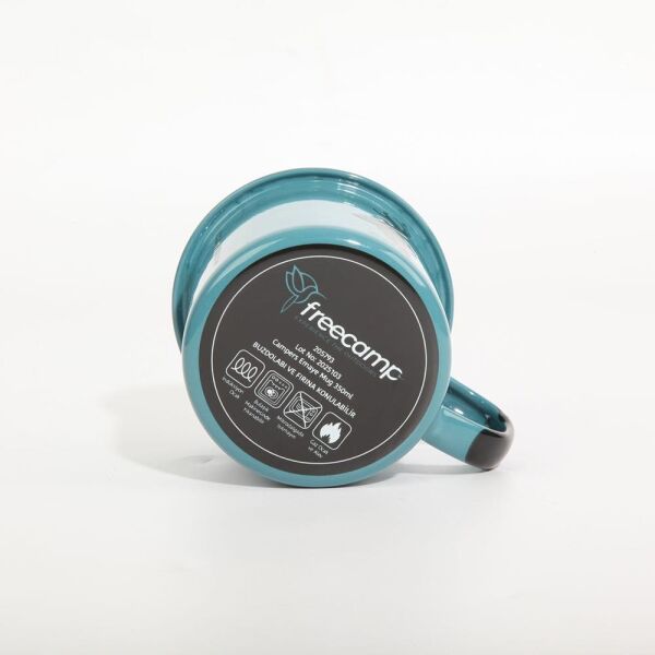 Freecamp Campers Emaye Kupa Mug 350 ML Petrol Mavisi