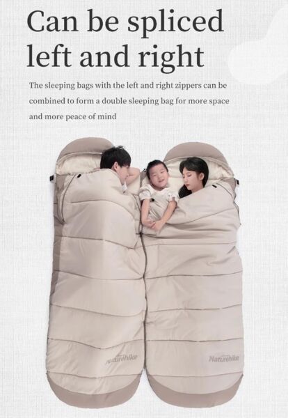 Naturehike Feeder B300 Cotton Uyku Tulumu -13°C Coffee Brown - Left