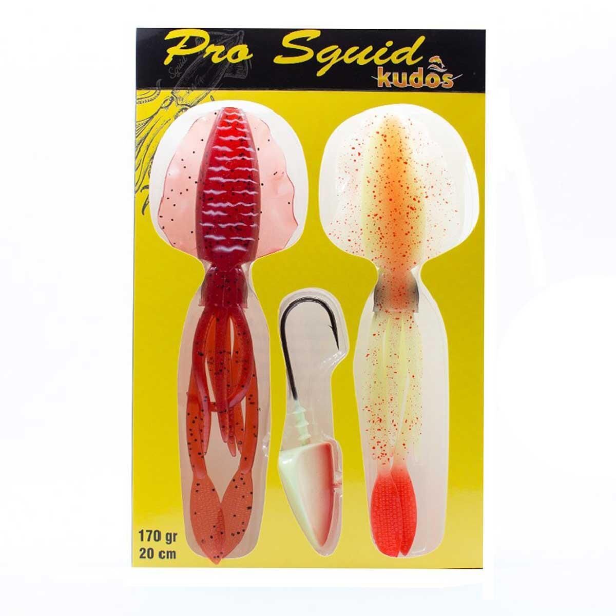 Kudos Pro Squid 20cm 170gr Lumo Zoka Kalamar Silikon Yem 39-30