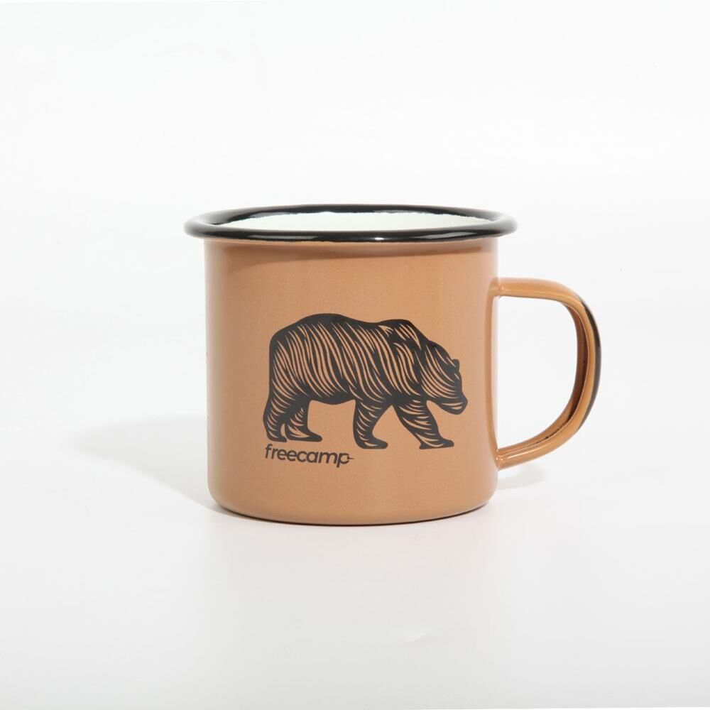 Freecamp Campers Emaye Kupa Mug 350 ML Koyu Bej