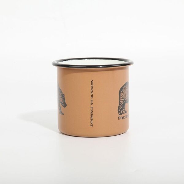 Freecamp Campers Emaye Kupa Mug 350 ML Koyu Bej