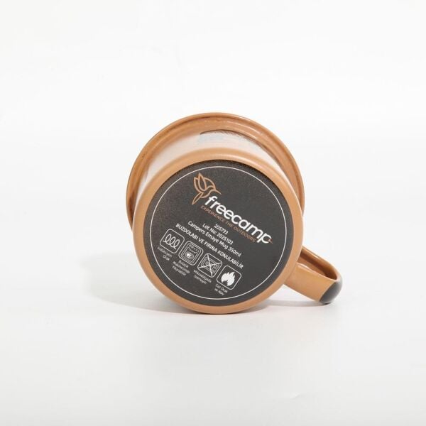 Freecamp Campers Emaye Kupa Mug 350 ML Koyu Bej