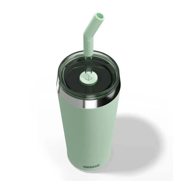 Sigg 6015 Helia 0,60 LT Çelik Termos Milky Green