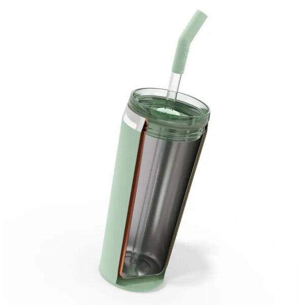 Sigg 6015 Helia 0,60 LT Çelik Termos Milky Green