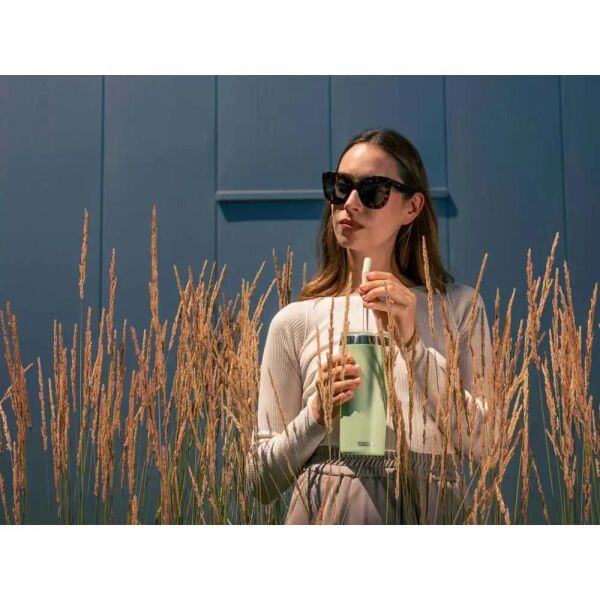 Sigg 6015 Helia 0,60 LT Çelik Termos Milky Green