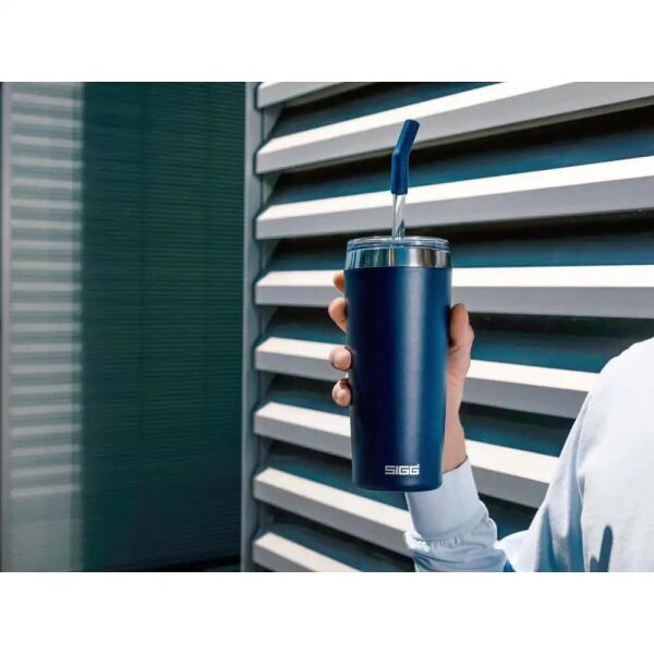 Sigg 6015 Helia 0,60 LT Çelik Termos Night INK