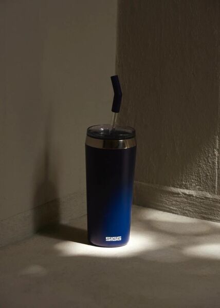 Sigg 6015 Helia 0,60 LT Çelik Termos Night INK