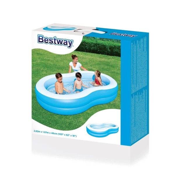 Bestway Big Lagoon Şişme Aile Havuzu Oval 262x157cm