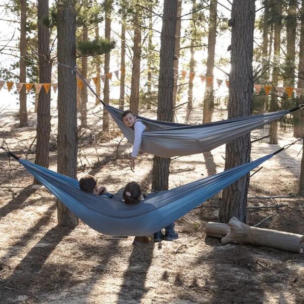 Naturehike Ultralight Swing Çift Kişilik Hamak |340T Pongee| MAVİ