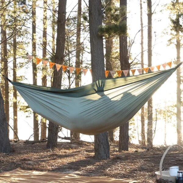 Naturehike Ultralight Swing Çift Kişilik Hamak |340T Pongee| MAVİ
