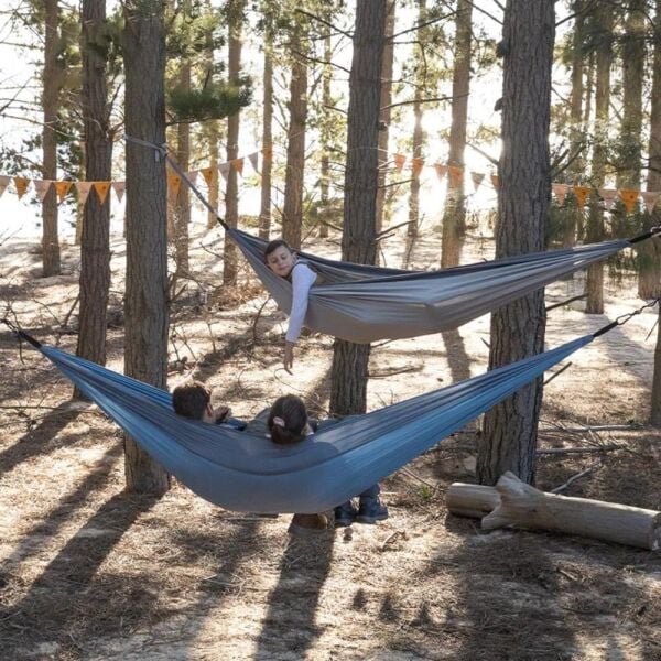 Naturehike Ultralight Swing Çift Kişilik Hamak |340T Pongee| MAVİ