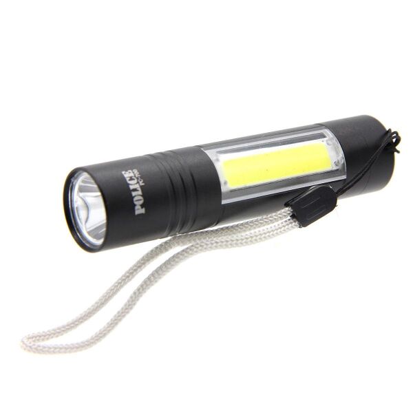 Police XPE + Cob Led Çift Aydınlatma El Feneri