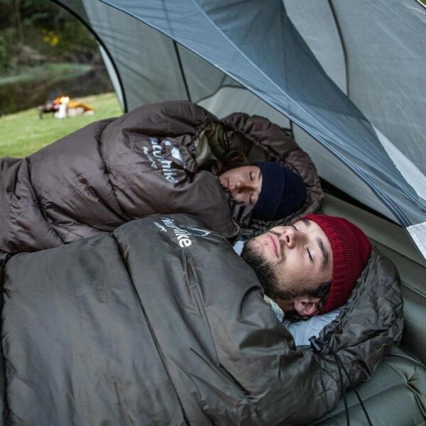 Naturehike U250S Zarf Tarzı Kapüşonlu Uyku Tulumu -14°C MAVİ - Left