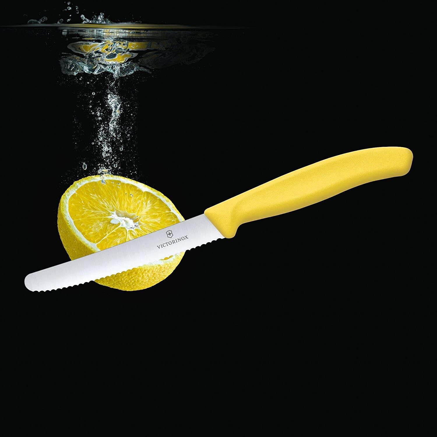 Victorinox SwissClassic 11cm Domates & Sosis Bıçağı Sarı