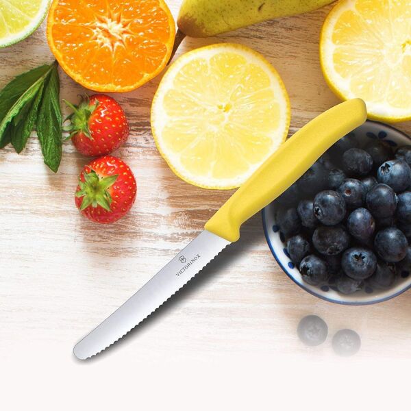 Victorinox SwissClassic 11cm Domates & Sosis Bıçağı Sarı