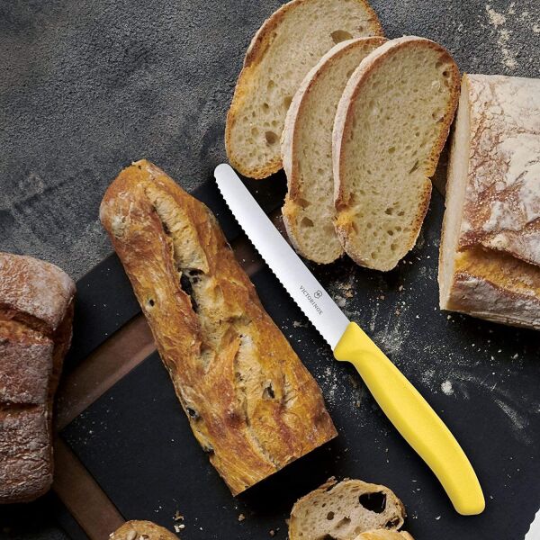 Victorinox SwissClassic 11cm Domates & Sosis Bıçağı Sarı
