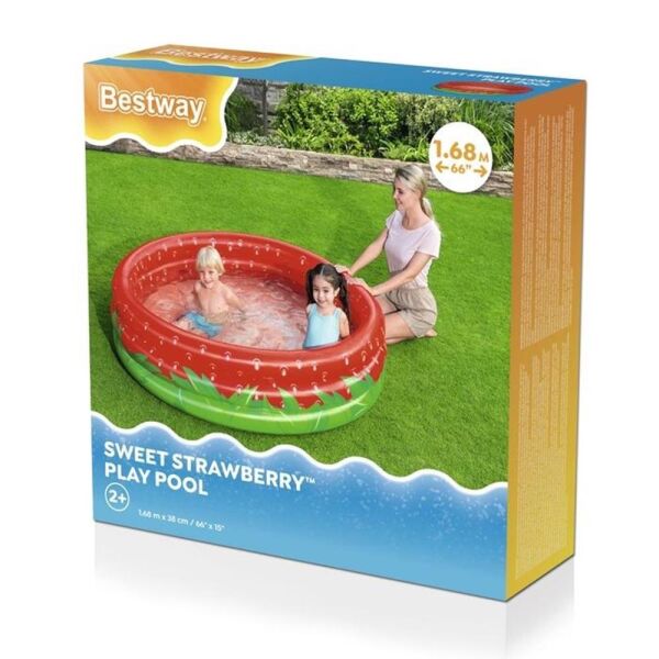 Bestway Sweet Strawberry Çocuk Şişme Oyun Havuzu (Çilek Desenli)