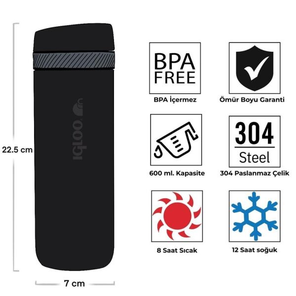 İgloo Squid Termos 600 ML