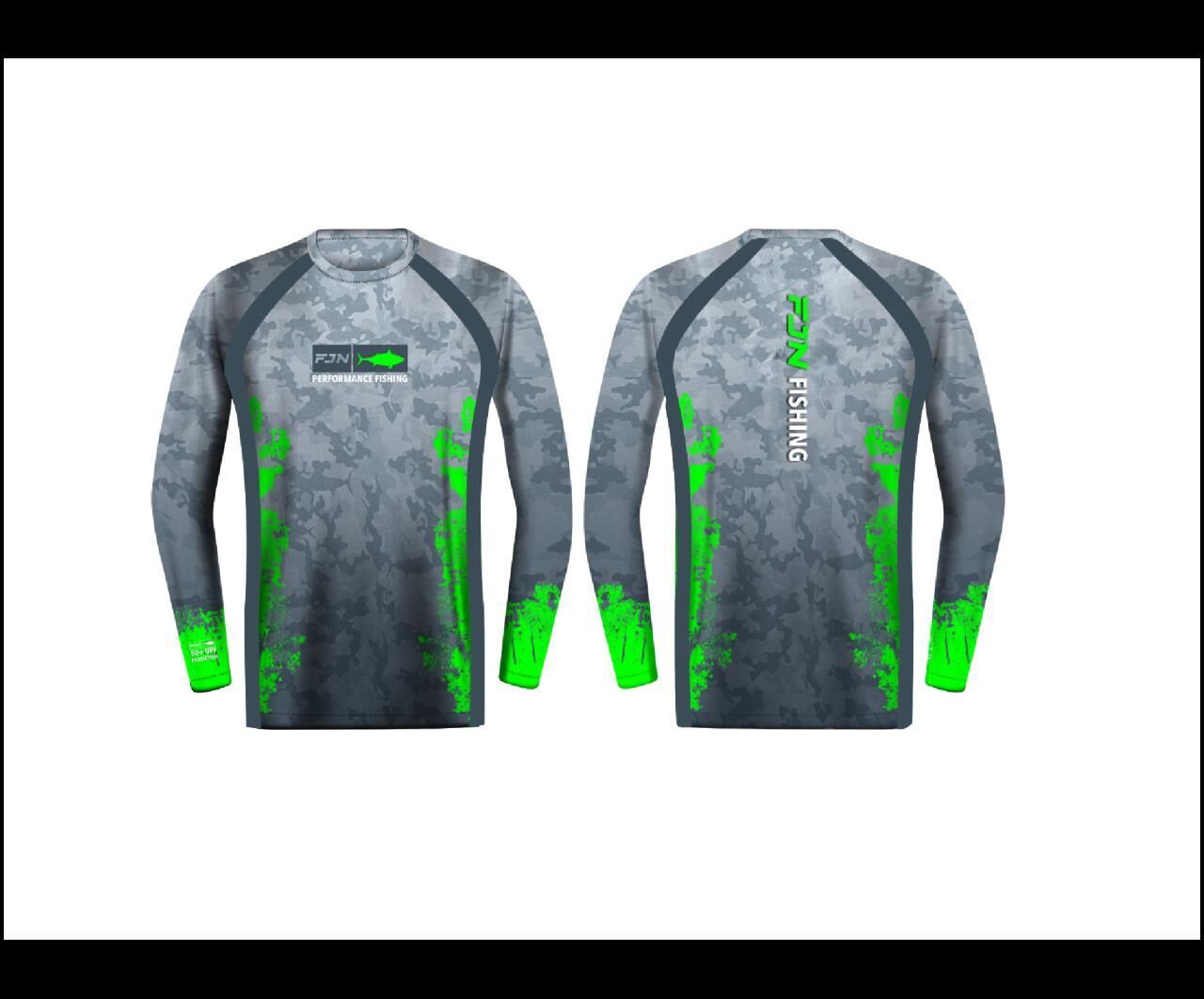Fujin Performance T-Shirt Camo Green Camo Green - M