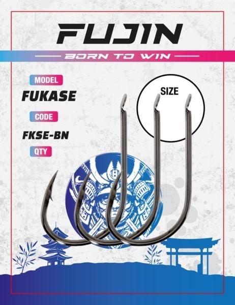 Fujin Fukase Düz Olta Kancası