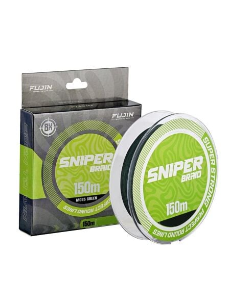 Fujin Sniper 8X 150Mt Moss Green İp Misina Moss Green - 0,19 mm