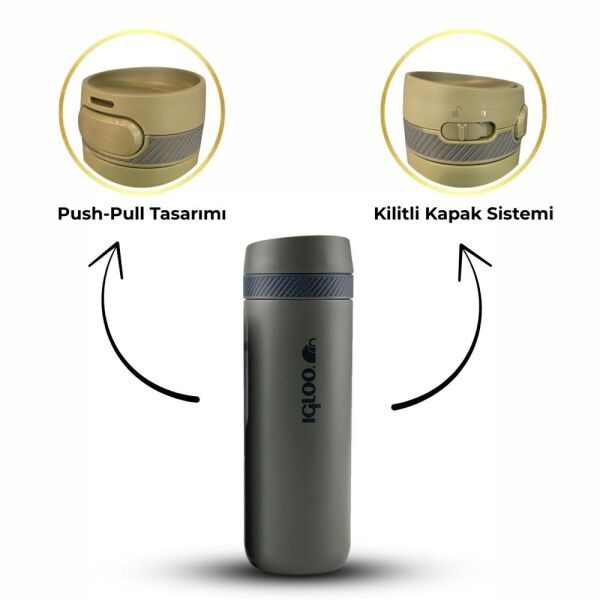 İgloo Squid Termos 600 ML HAKİ