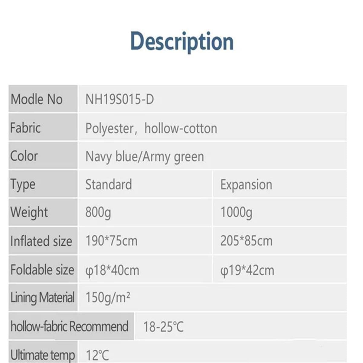 Naturehike H150 ( L ) Zarf Tarzı Pamuklu Uyku Tulumu -4°C MOR